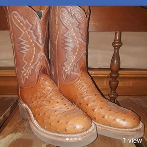 Lucchese women's ostrich boot